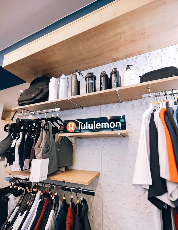 lululemon corner at CASA BOOST Geneva